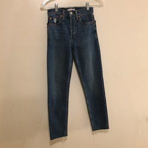 RE/DONE 90s High Rise Ankle Crop